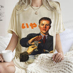 Unisex No I dont Drink Vintage Poster Printed Washed Tee