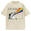 Opossum Rainbow Vintage Washed T-shirt