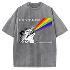 Opossum Rainbow Vintage Washed T-shirt