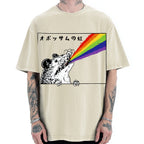 Opossum Rainbow Vintage Washed T-shirt