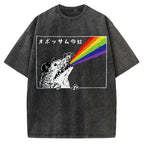Opossum Rainbow Vintage Washed T-shirt