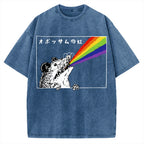 Opossum Rainbow Vintage Washed T-shirt