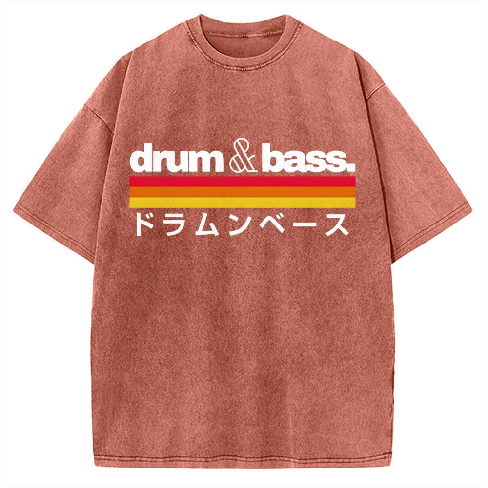 Japan Drum And Bass Vintage Washed T-shirt