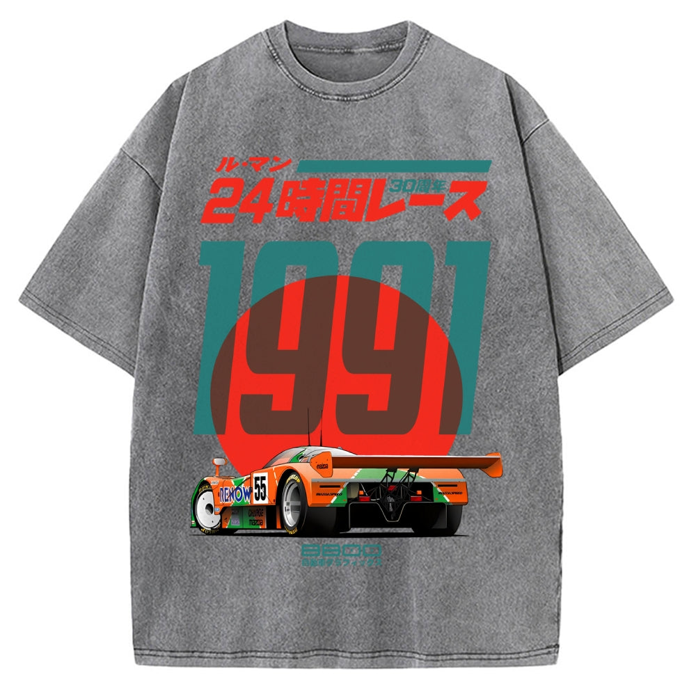 24-hour Racing Japanese Vintage Washed T-shirt