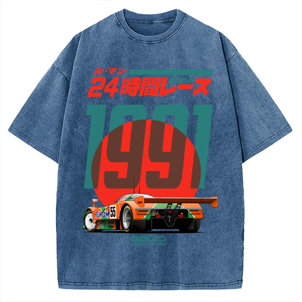 24-hour Racing Japanese Vintage Washed T-shirt