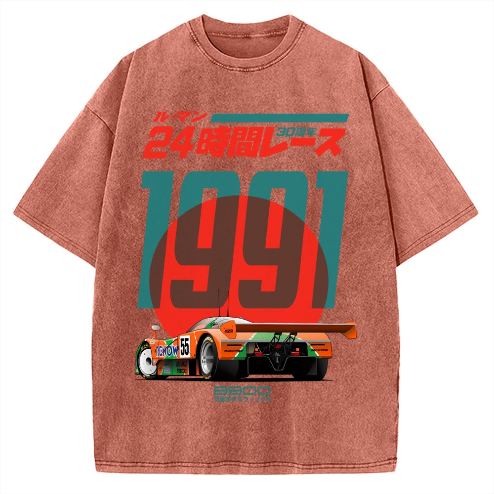 24-hour Racing Japanese Vintage Washed T-shirt