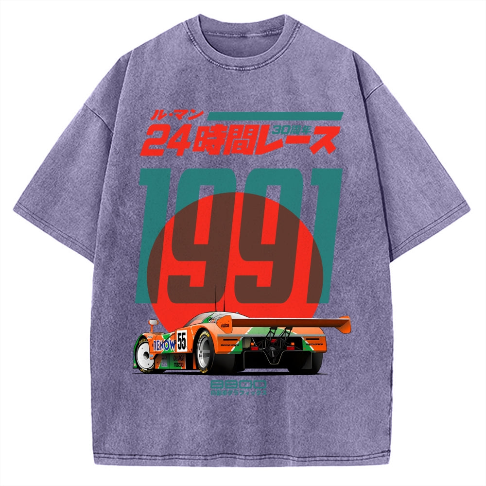 24-hour Racing Japanese Vintage Washed T-shirt