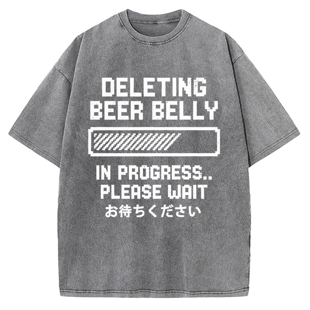 Removing Beer Delly Vintage Washed T-shirt