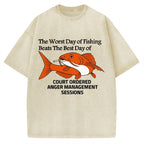 Funny Koi Joke Vintage Washed T-shirt