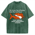 Funny Koi Joke Vintage Washed T-shirt