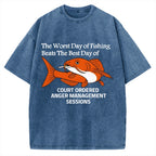 Funny Koi Joke Vintage Washed T-shirt