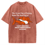 Funny Koi Joke Vintage Washed T-shirt