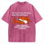 Funny Koi Joke Vintage Washed T-shirt