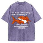 Funny Koi Joke Vintage Washed T-shirt
