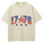 Unisex 1776 Independence Day Printed Washed Tee