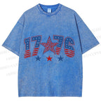 Unisex 1776 Independence Day Printed Washed Tee