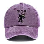 Ninja Cat Washed Cap