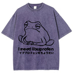 I need ibuprofen Frog Vintage Washed T-shirt