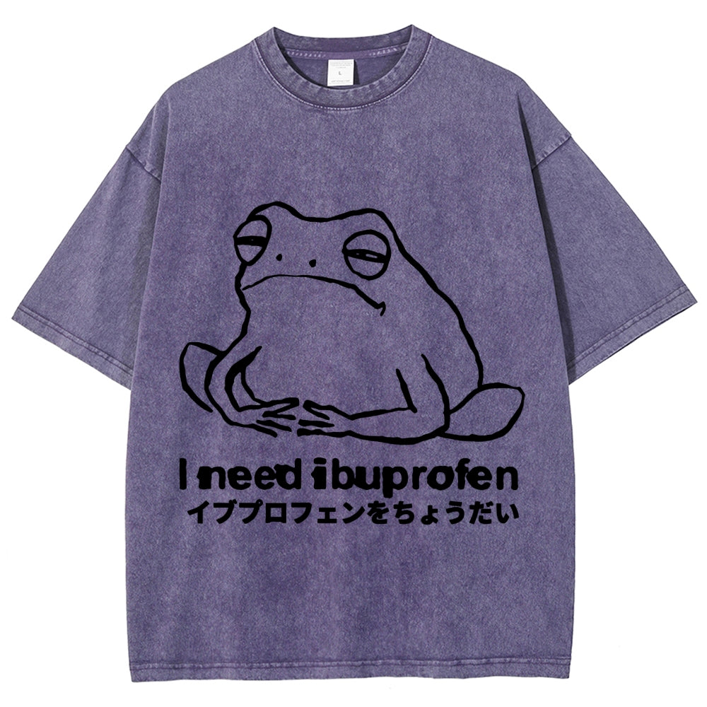 I need ibuprofen Frog Vintage Washed T-shirt