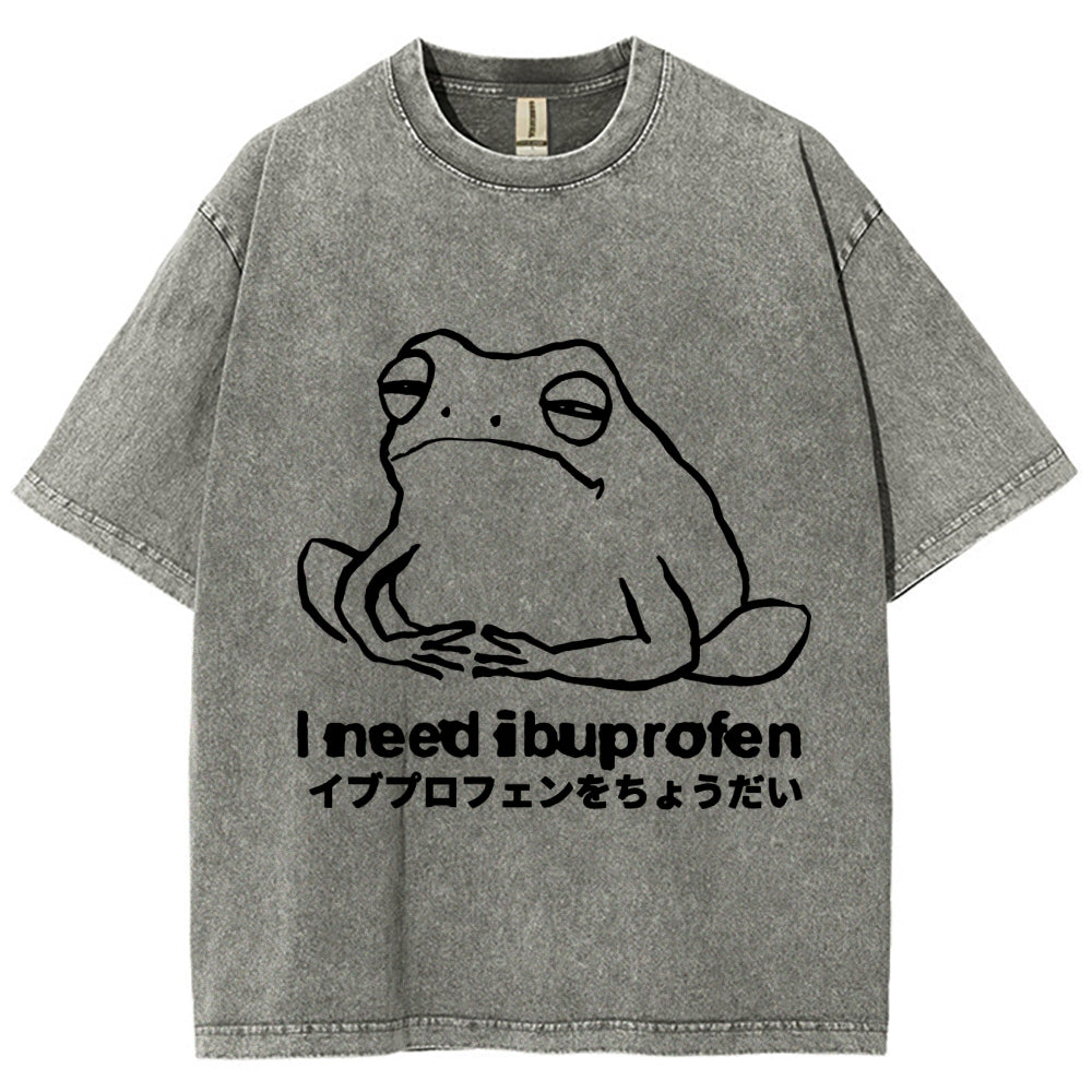 I need ibuprofen Frog Vintage Washed T-shirt