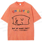 Unisex But At What Cost Printed Washed Tee