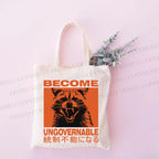 Ungovernable Raccoon Tote Bag
