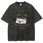 Unisex Where's My Antihistamine Printed Washed Tee