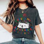 Unisex Where's My Antihistamine Printed Washed Tee