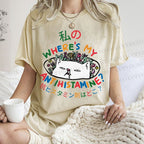 Unisex Where's My Antihistamine Printed Washed Tee