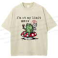 Unisex I'm At My Limit Printed Washed Tee