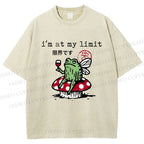 Unisex I'm At My Limit Printed Washed Tee