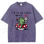 Unisex I'm At My Limit Printed Washed Tee