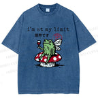 Unisex I'm At My Limit Printed Washed Tee