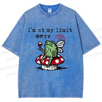 Unisex I'm At My Limit Printed Washed Tee