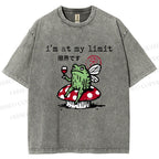 Unisex I'm At My Limit Printed Washed Tee