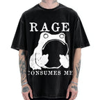 Rage Consumes Frog Vintage Washed T-shirt