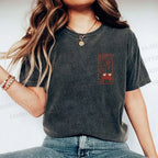 Unisex Vintage Seal Frog Printed Washed Tee
