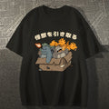 Kaiju Adoption Cotton casual T-shirt