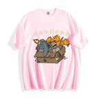 Kaiju Adoption Cotton casual T-shirt