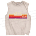 Unisex X Era Retro Printed Washed Tank Top