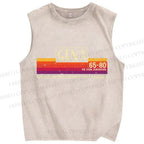 Unisex X Era Retro Printed Washed Tank Top