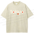 Unisex Tokyo Printed Washed Tee
