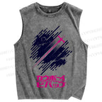 Unisex Cowboy Bebop Printed Washed Tank Top