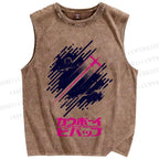 Unisex Cowboy Bebop Printed Washed Tank Top