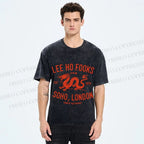 Unisex Lee Ho Fooks Dragon Printed Washed Tee