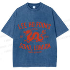 Unisex Lee Ho Fooks Dragon Printed Washed Tee