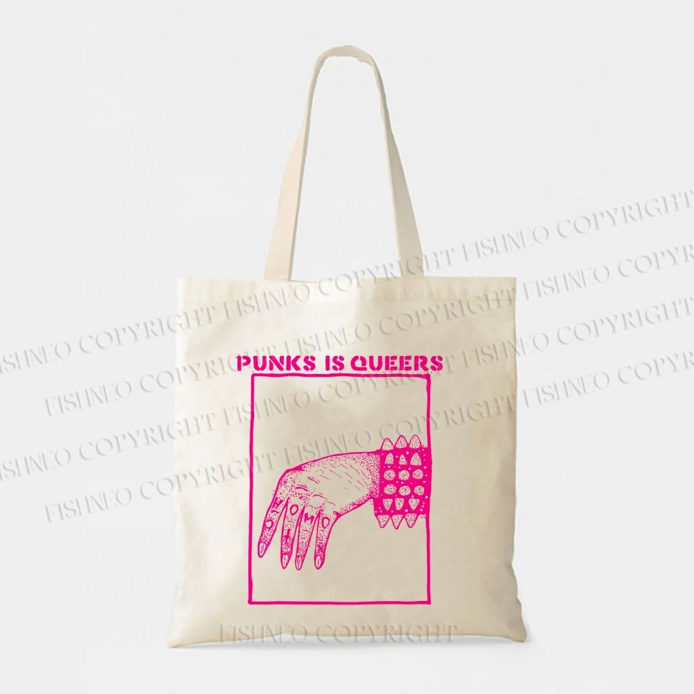 Pride Homo Punks Is Queers Tote Bag