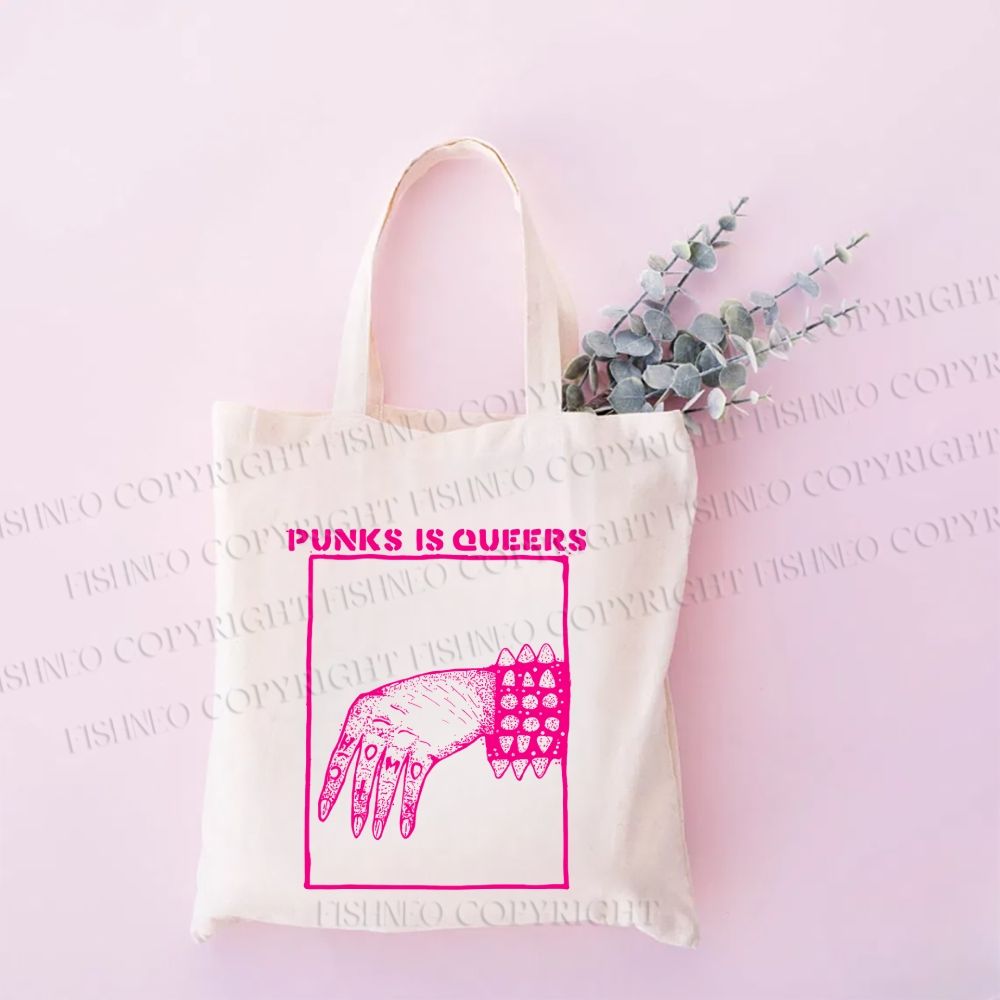 Pride Homo Punks Is Queers Tote Bag