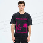 Unisex Pride Homo Punks Is Queers Printed Washed Tee