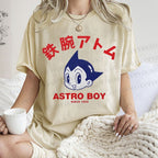 Unisex Astro Boy Printed Washed Tee